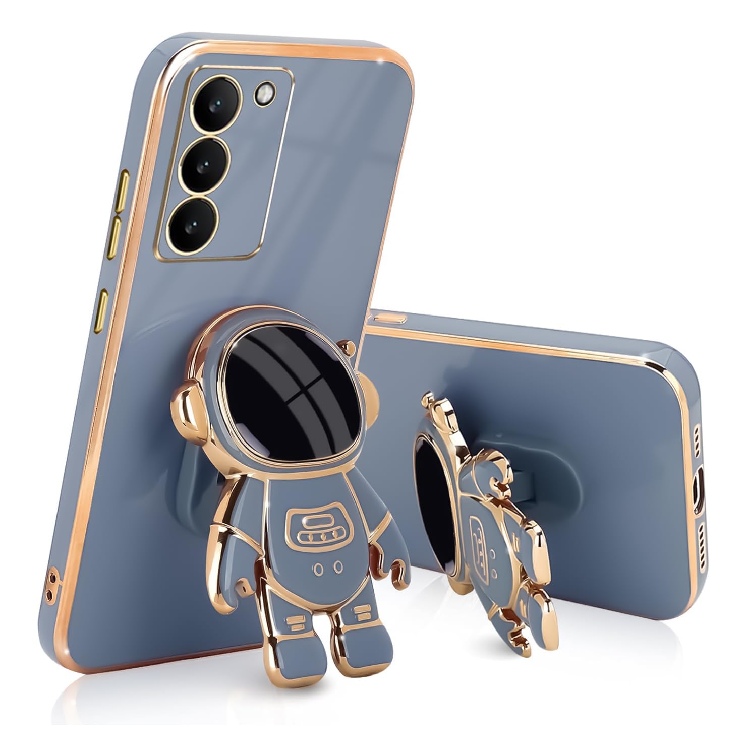 V-TAN Electroplated 3D Astronaut Holster Folding Stand Back Case Compatible with Vivo Y200E 5G/Vivo T3 5G (Blue) (B0D69W55T9) Amazon Price History, Amazon Price Tracker