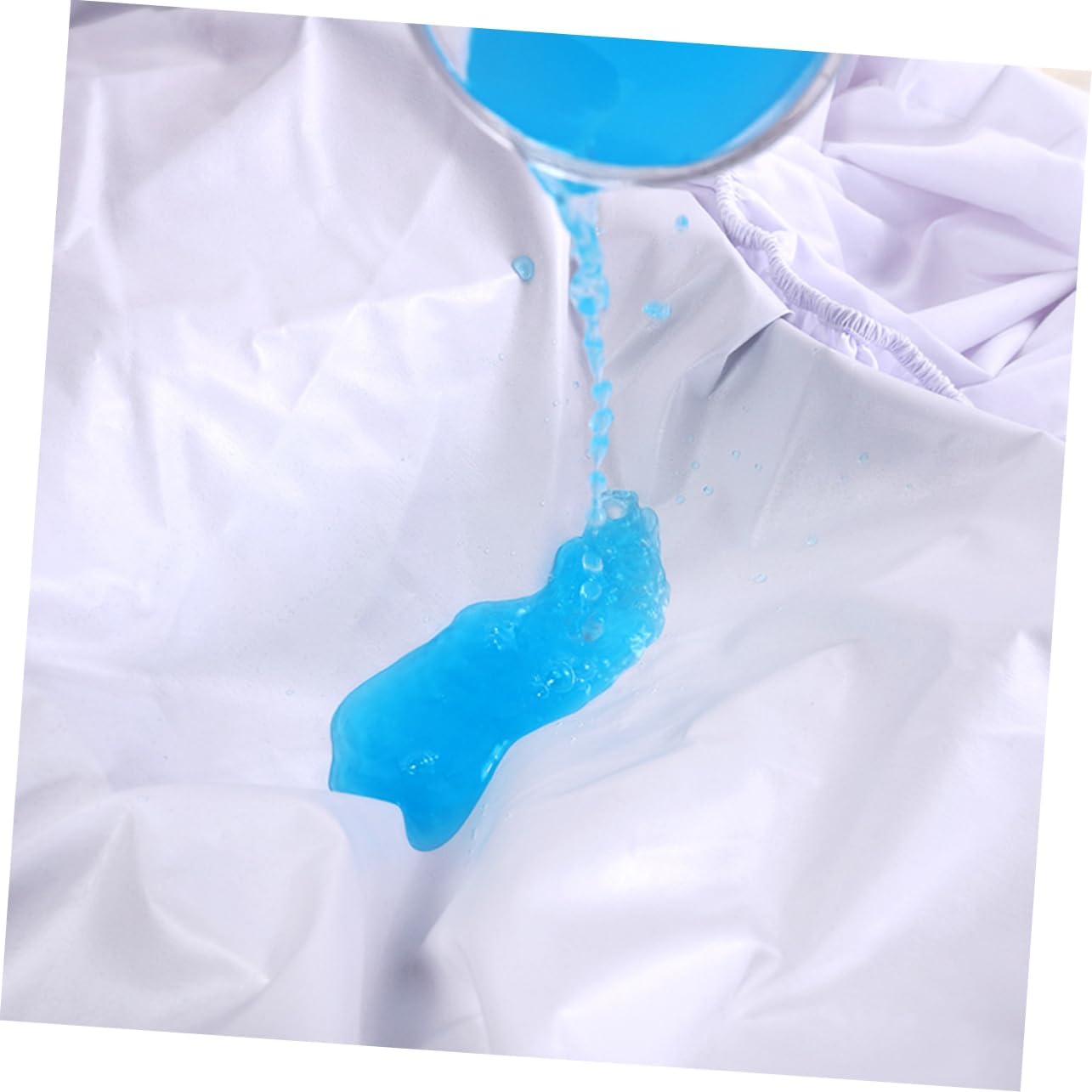 1pc Mattress Protector Color Fitted Sheet Cover for Bed Machine Washable Nursing Pad for Boys and Girls and Adults White