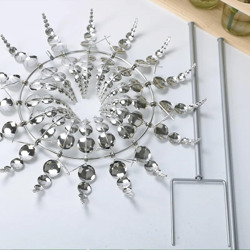 Windspinner Aus Metall – Windmühle Für Garten, Terrasse Oder Rasen, 4-blättrig
