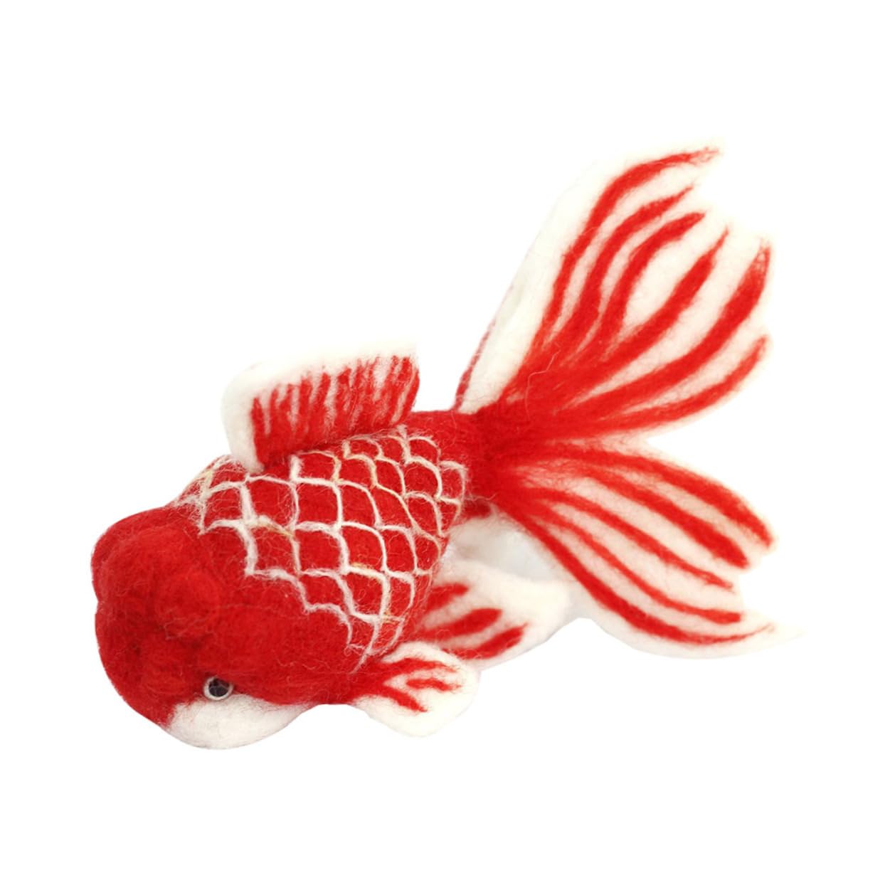 AUTSUPPL Goldfish Material Pack Needle Felting Kit Craft Tools Set Ideal for DIY Felting Wool Felt