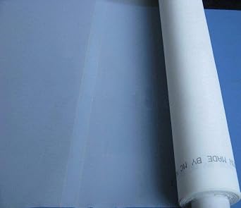 1 Yard 60 Mesh 50Inches Width Silk Screen Fabric (60Mesh (24T) White)