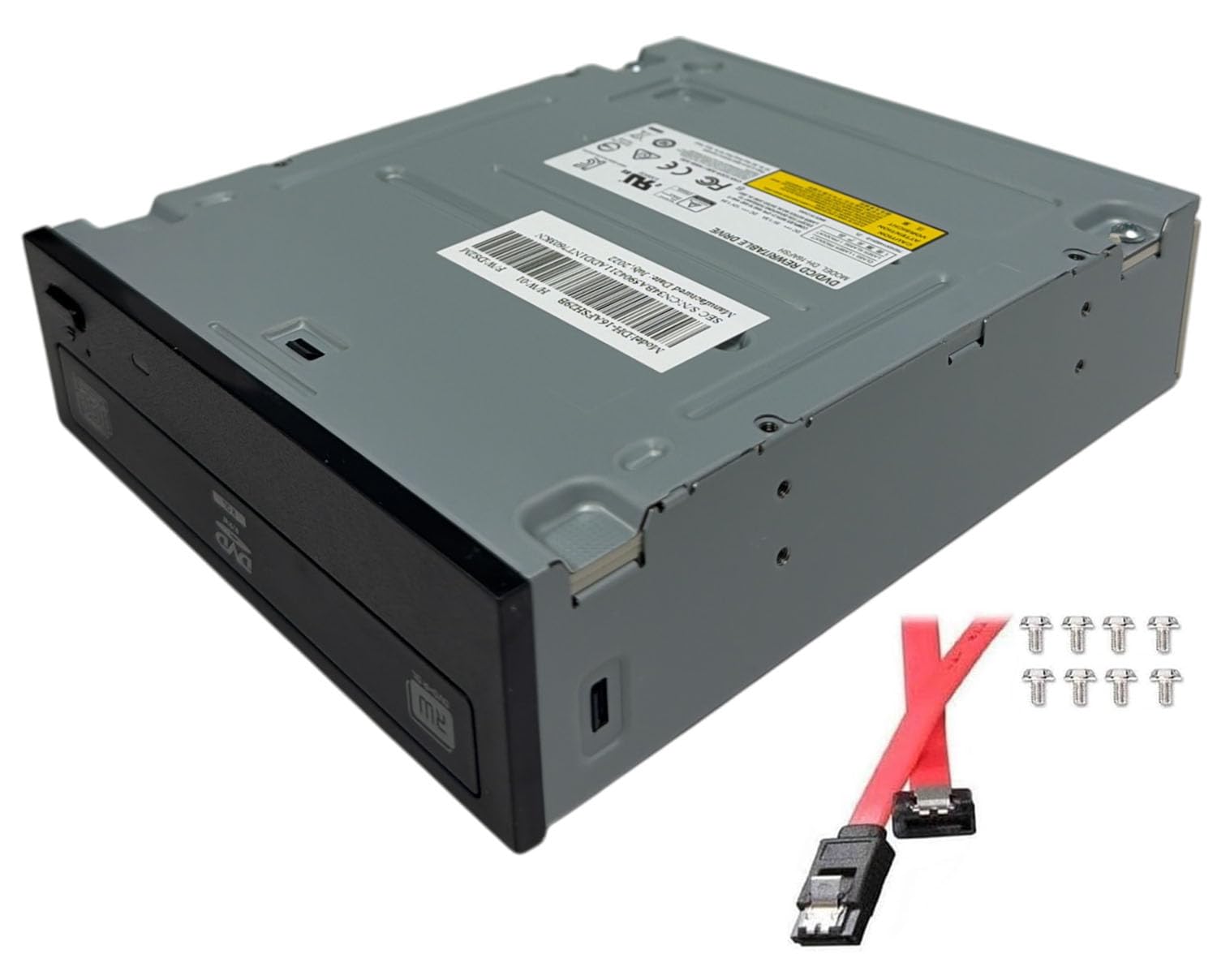 Lite-On Dual-Layer SATA DVD±RW Optical Drive with Installation Kit for Reading and Writing CDs and DVDs on Desktop Computers, Servers, and Workstations