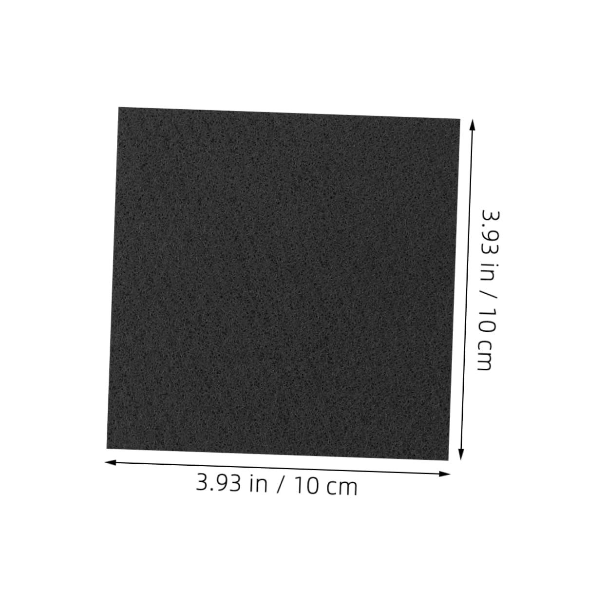 MUCKLILY Graphite Carbon Felt 2pcs Insulation Pad for Vacuum Furnace Carbonized Felt Wick High-Thermal Efficiency