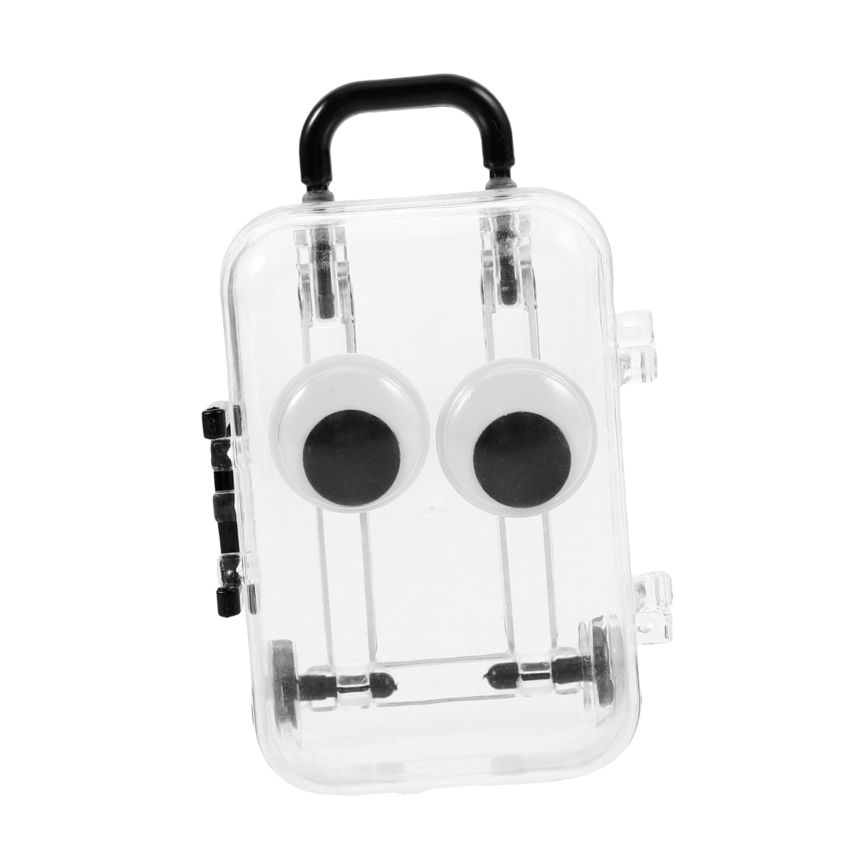Didiseaon Mini Suitcase Jewelry Box Compact Trinket Organizer for Travel Design for Easy Access for and Small Accessories