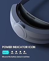 Vista 4 de AUBIKA Head Strap with Battery for MetaOculus Quest 2 Extend PlaytimeCounter BalanceFast Charging Adjustable Elite Strap Replacement Accessories