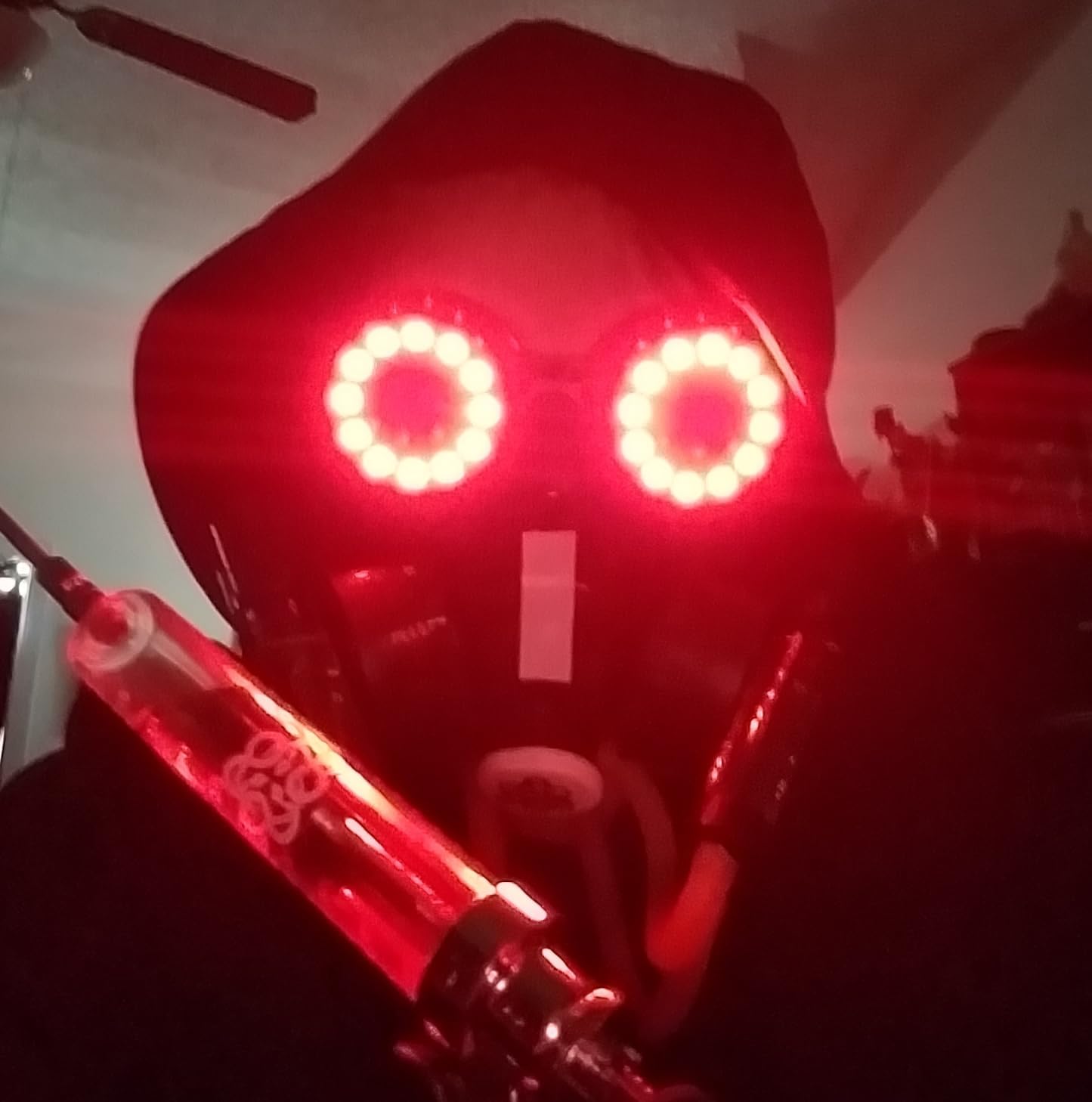 Earthradius LED Goggles Glasses Light Up EDM Colorful Flashing Glow Cyberpunk Adjustable Modes & Speed by Remote Control