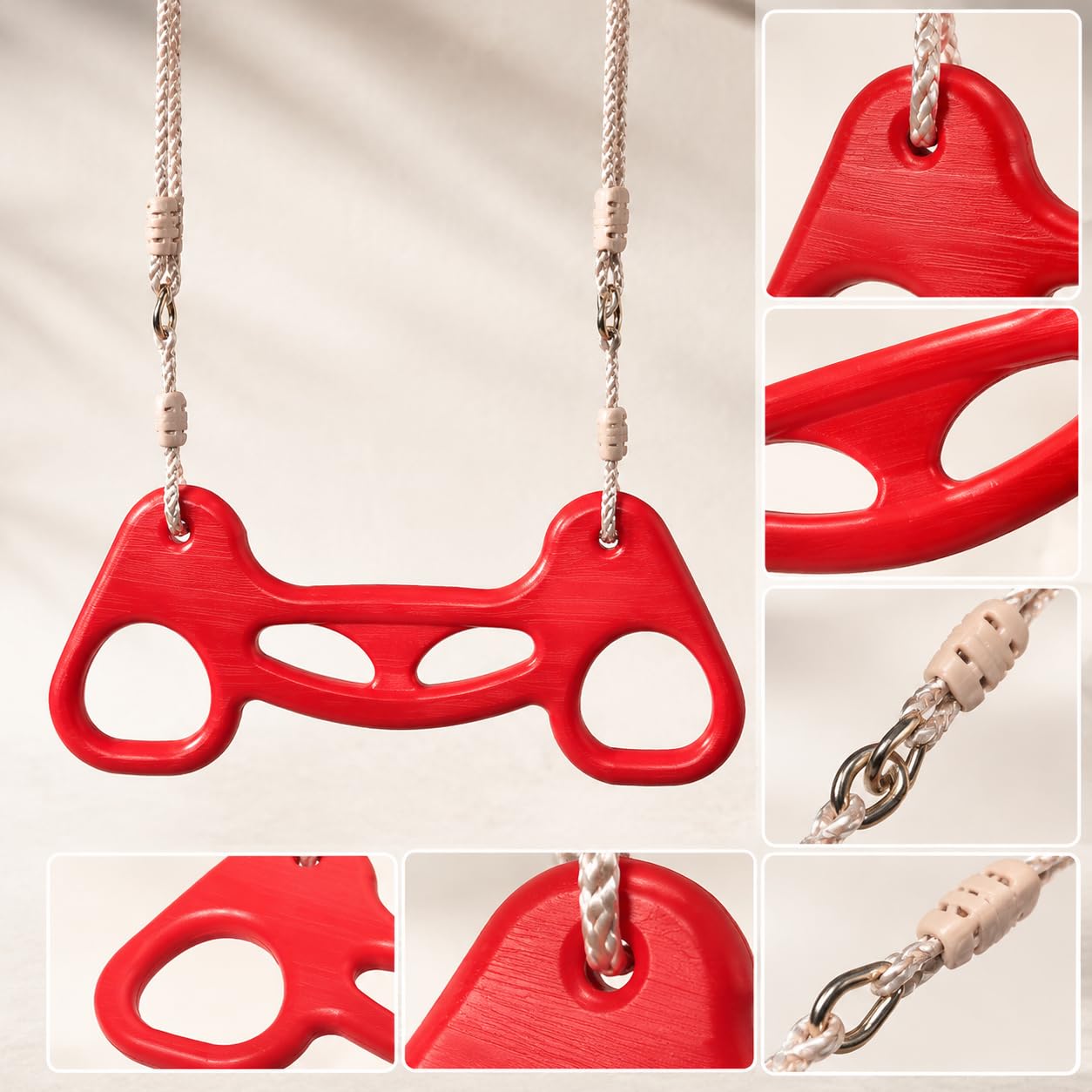 schaukel für drinnen & draußen – vielseitige Schaukel Outdoor & Indoor mit Brett oder Trapezschaukel für Babys