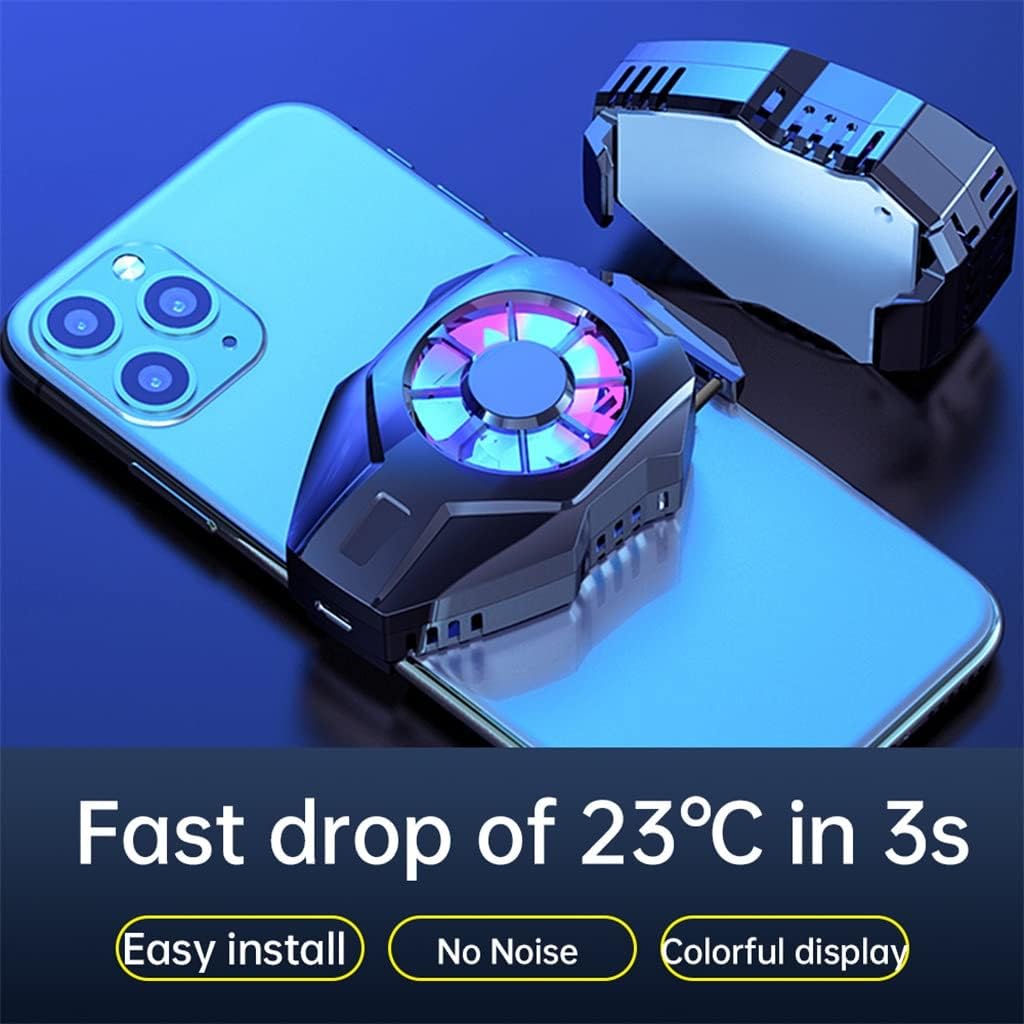 quul phone coolerportable mobile phone game cooler system cooling fan gamepad radiator phone cooler color d size 1