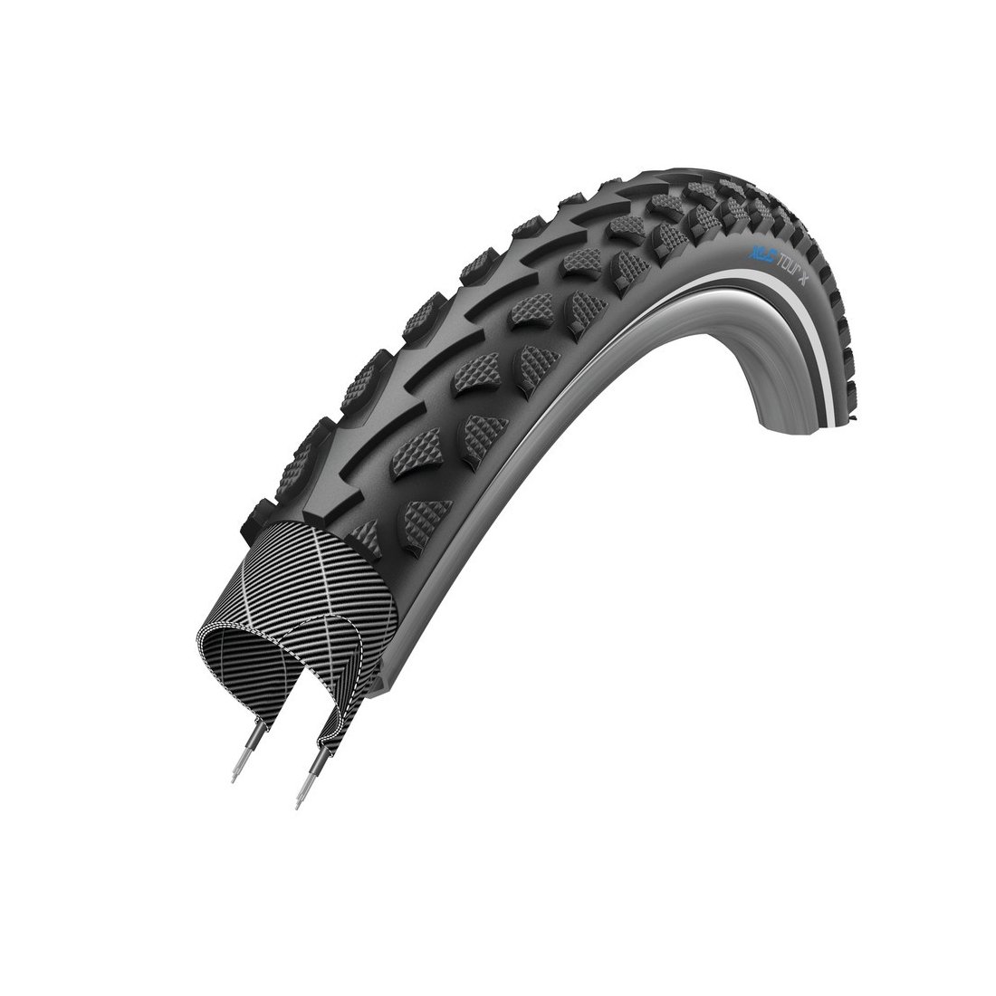 XLC Unisex - Adult Bicycle Tyre 2509262000 Bicycle Tyre, Black, 26 Inch