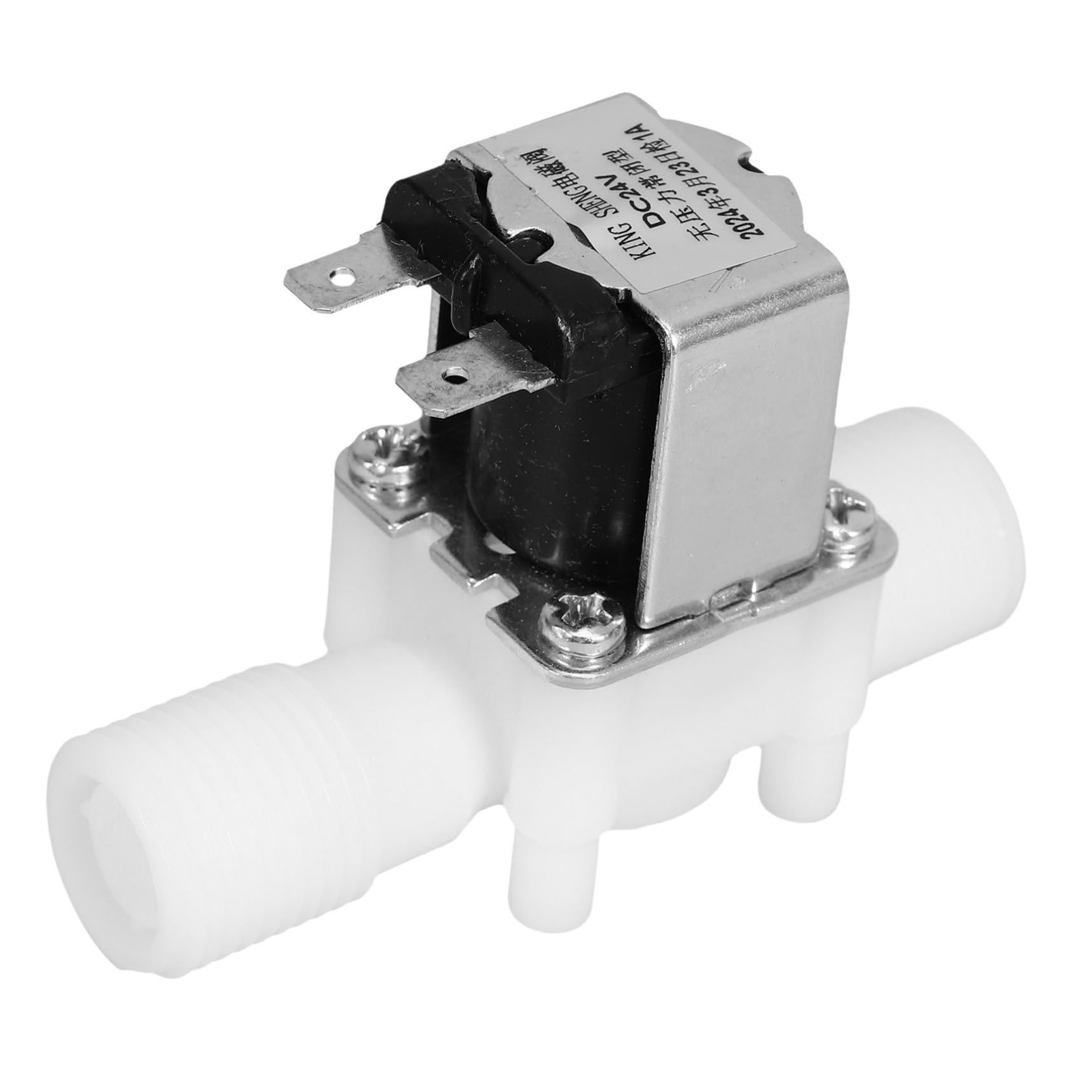 SOLUSTRE 3 Piezas La válvula electromagnética electroválvula de agua válvula solenoide para uso industrial válvulas solenoides para agua válvula solenoide 24v electroválvula de riego PBT，
