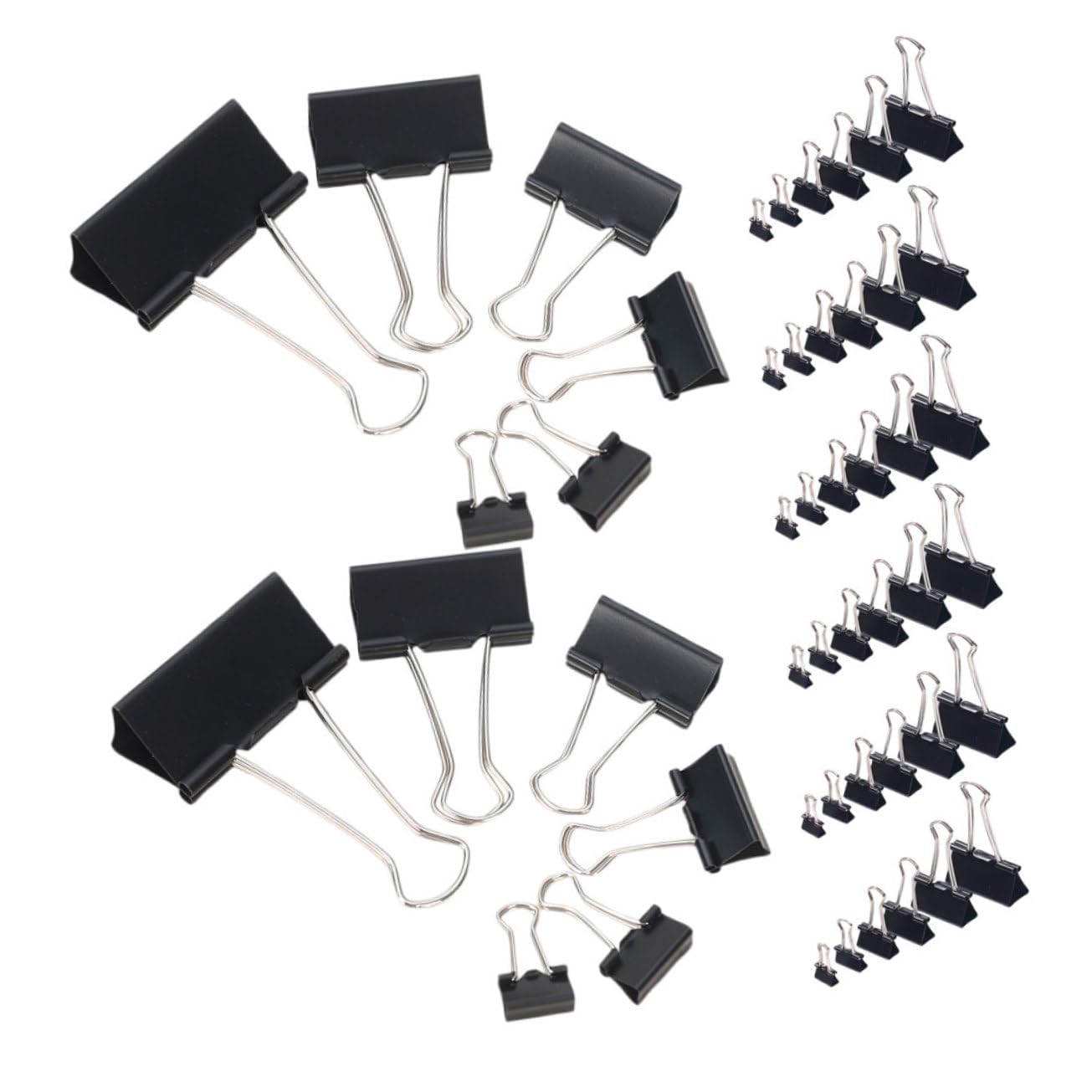 Lot De 120 Trombones : Pinces À Papier En Métal À Forte Adhérence, Pinces À Papier À Longue Queue Pour Documents Et Dossiers Épais, Pour Le Bureau, L'école Et La Maison.
