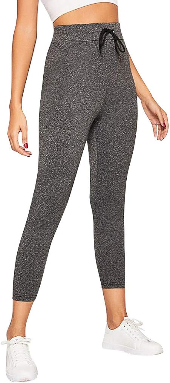 SUCCESS Damen Leggings Sport, Stretch Lang Sporthose Sportleggins Mit