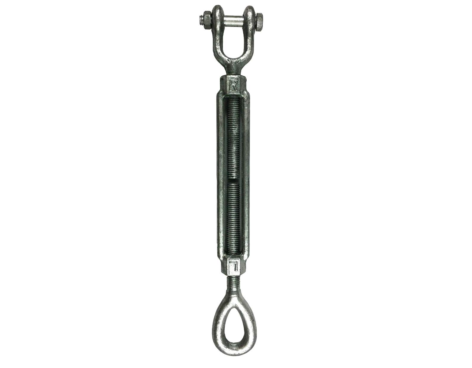 Galvanized Turnbuckle Jaw & Eye - 1/4
