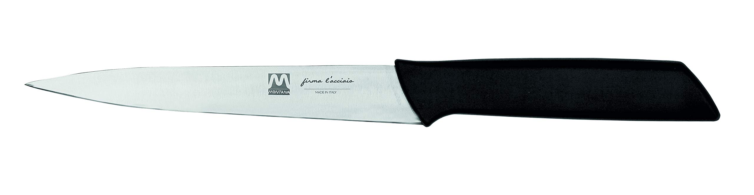 Montana Optima Coltello da Cucina per Sfilettare Pesce, Coltello Cucina con Lama Flessibile in Acciaio Inox all'Azoto 18 cm e Manico Ergonomico, Coltelli da Cucina Professionali Made in Italy