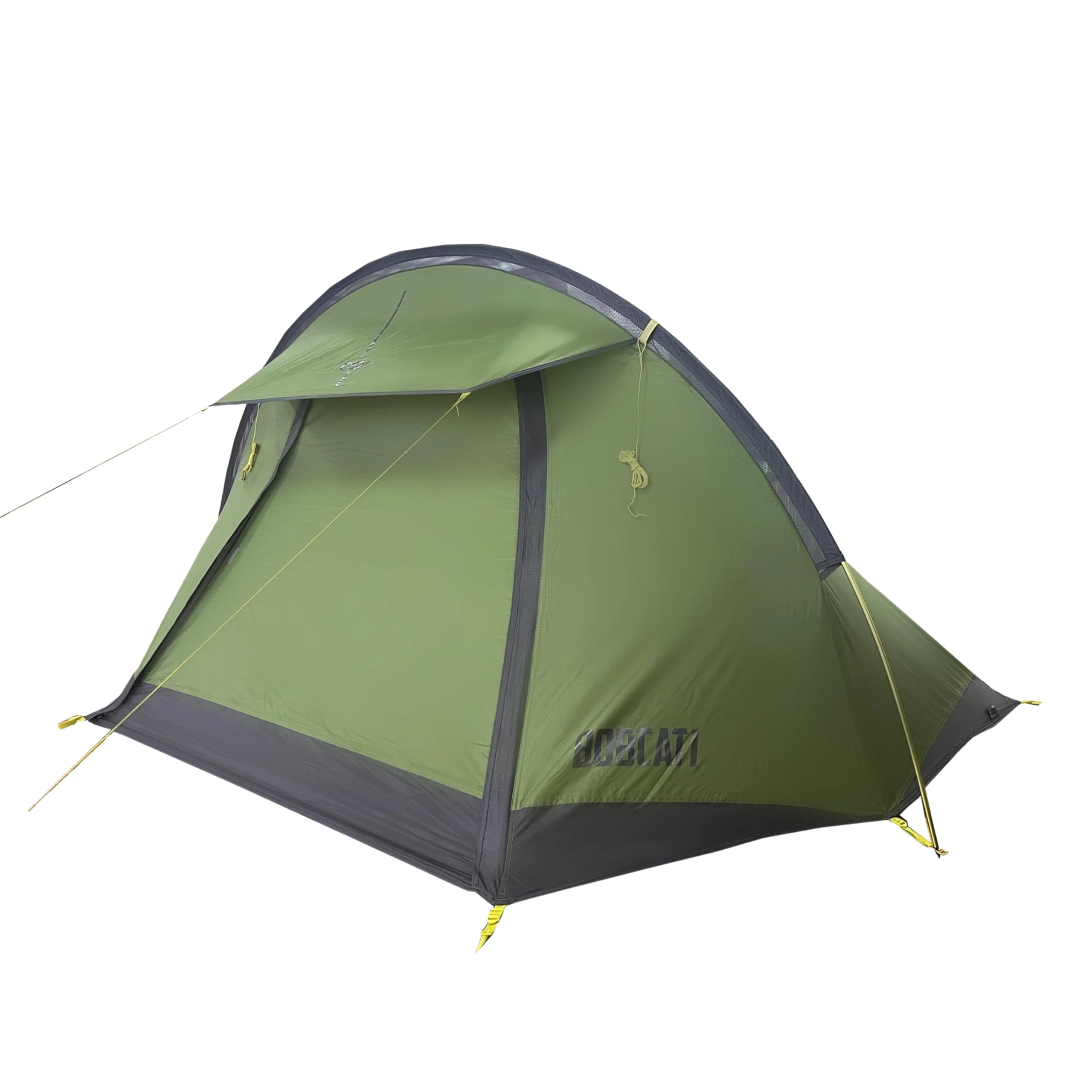 OEX Bobcat 1 Man Tent, Waterproof & Breathable Technical Tent, Ultra Lightweight & Compact Pack Size, 4 Season, Ideal for Backpacking, Hiking, & Wild Camping, 5000mm HH (Mid-Green)