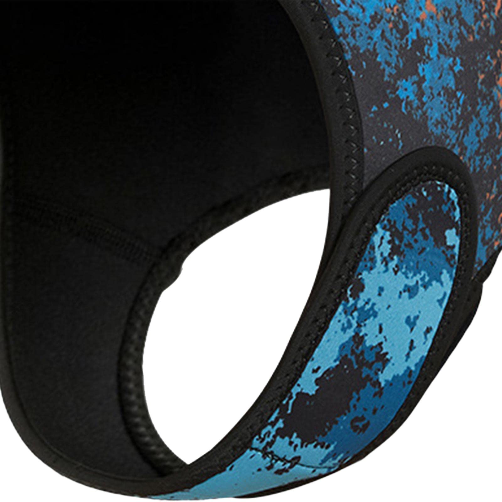 UGPLM Capuchon De Plongée En Néoprène De 2 Mm, Capuchon De Protection Auditive Thermique, Chapeau De Surf, Pour Homme, Femme, Sports Nautiques, Bleu Foncé
