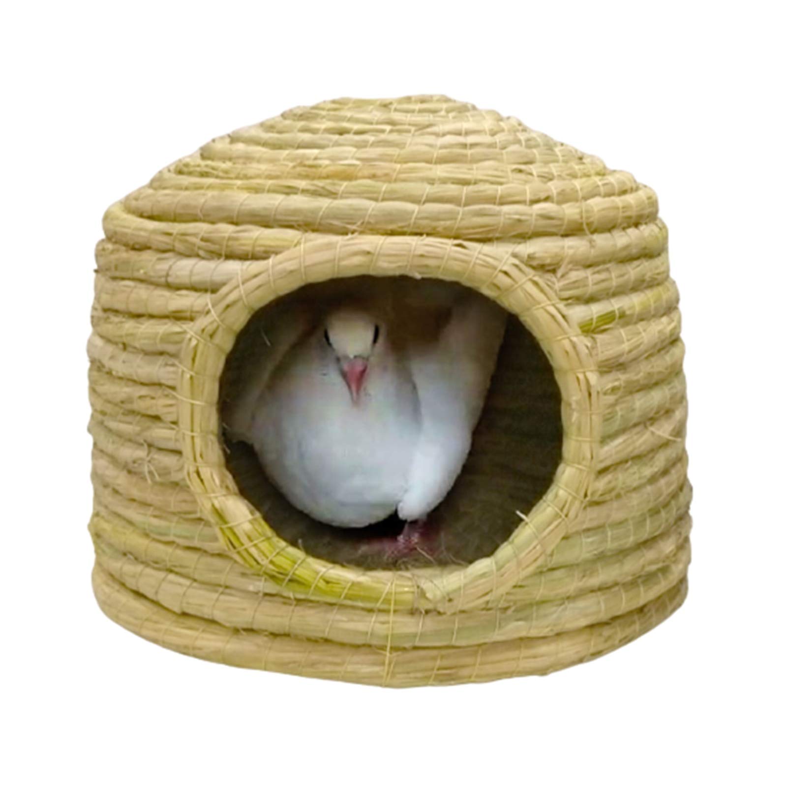 Nido de pájaro Tejido a Mano, Utilizado para Palomas, Loros, aviarios cómodos, 9.8 x 7.9 in, 11.8 x 8.3 in, 13.8 x 9.8 in, 17.7 x 13.0 in (tamaño: 11.8 x 8.3 in)