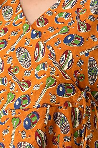 Image of feranoid Women Cotton Angrakha Kurti