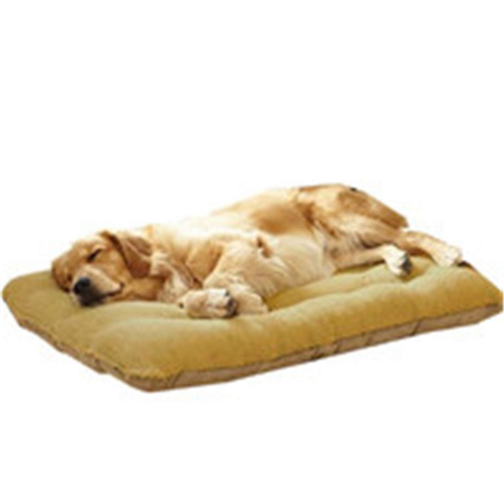 Amazon 大型犬用ペットソファ 100 60 ペットベッド ペットクッション 黄色 犬 猫 ベッド 寝心地抜群 耐噛み用 寝床 中型犬 小型犬 多頭飼い 柔らかい 子犬 老犬 介護用 マット カバーが取り外し可能 洗える おしゃれ 暖かい 犬ベット 猫ベッド ソファ Thld ベッド