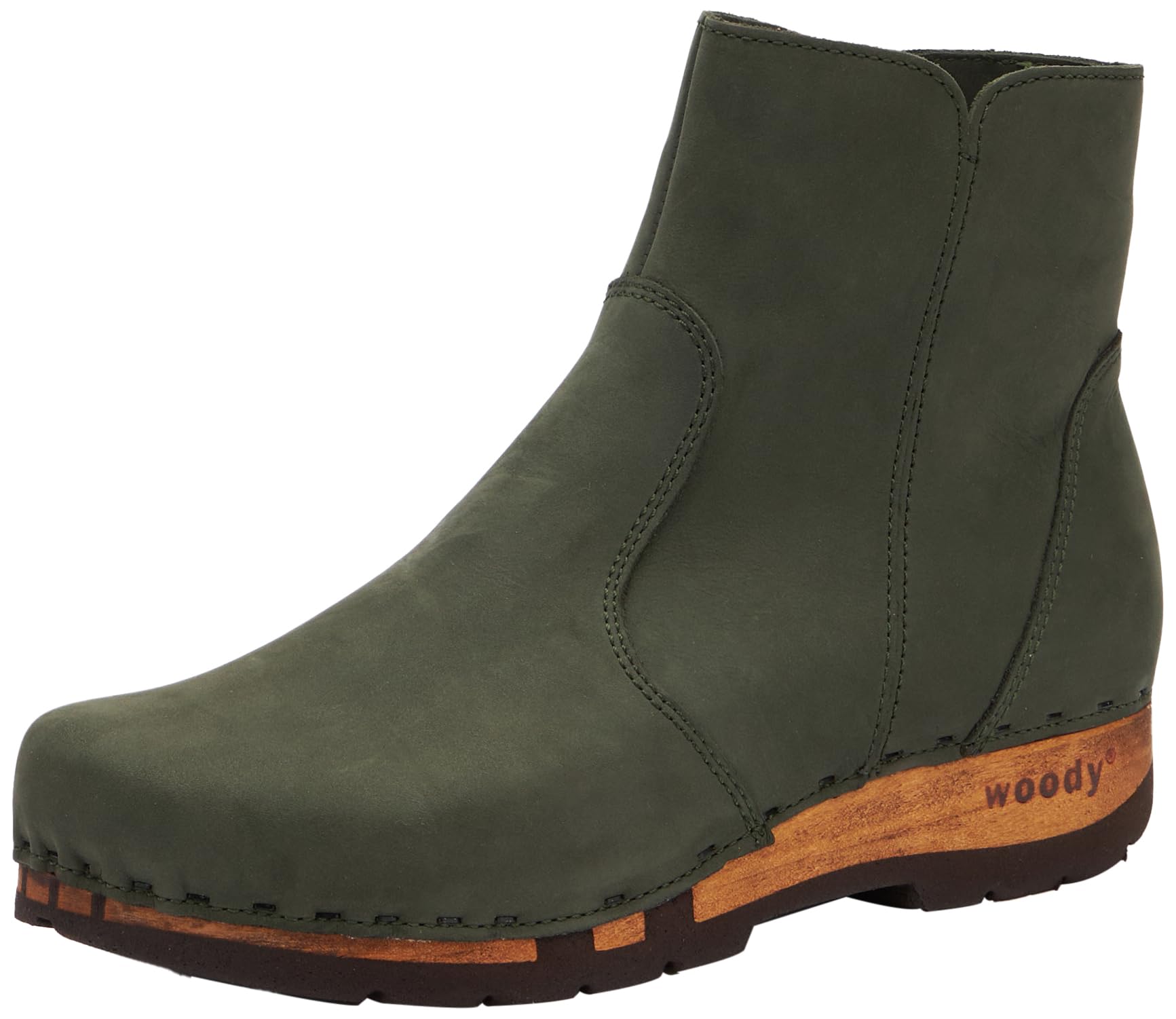 Woody Women's Olga ankle boots, Forest, 8 UK