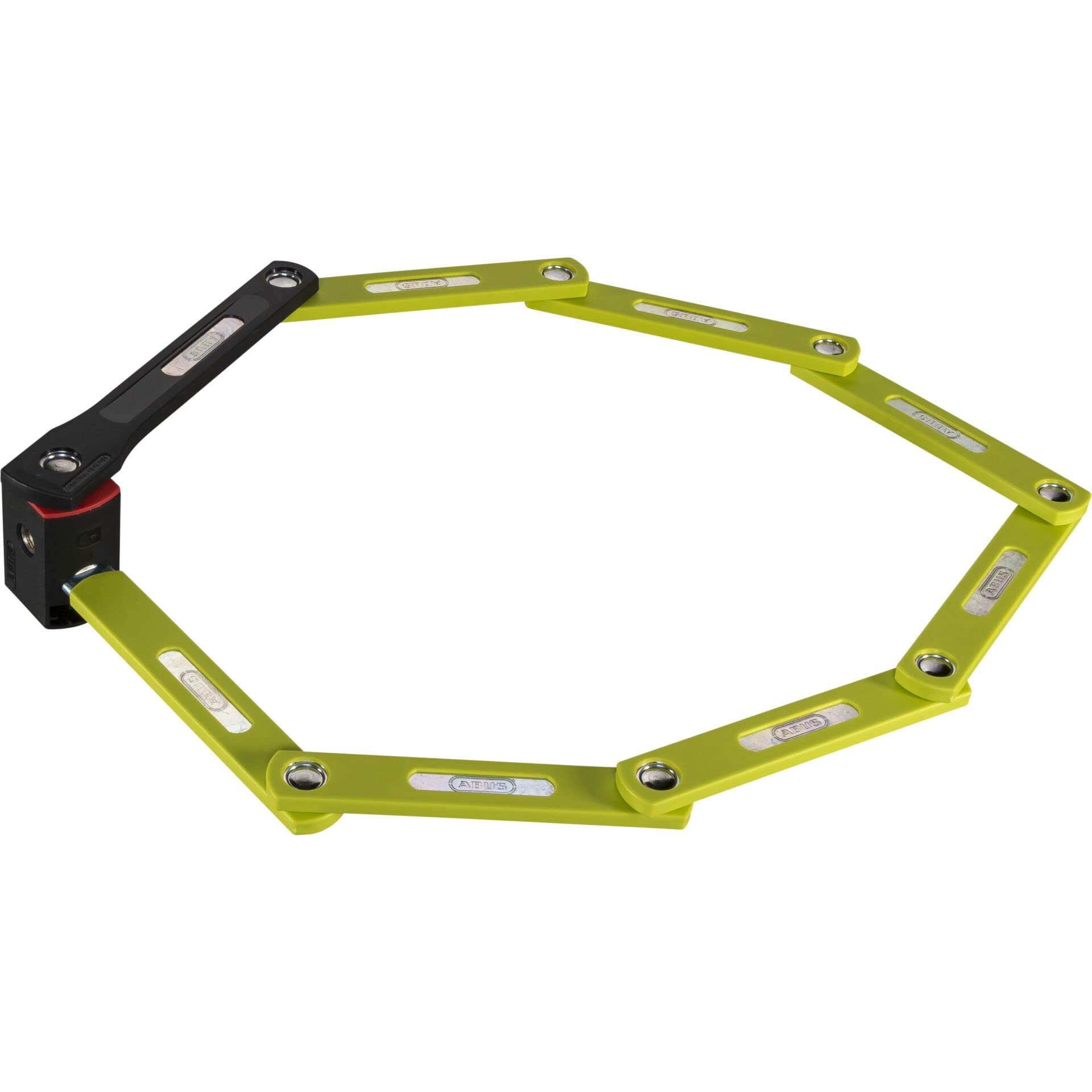 ABUS 5700/100 LM Sh, Lucchetto Pieghevole. Unisex-Adulti, Lime, 100 cm