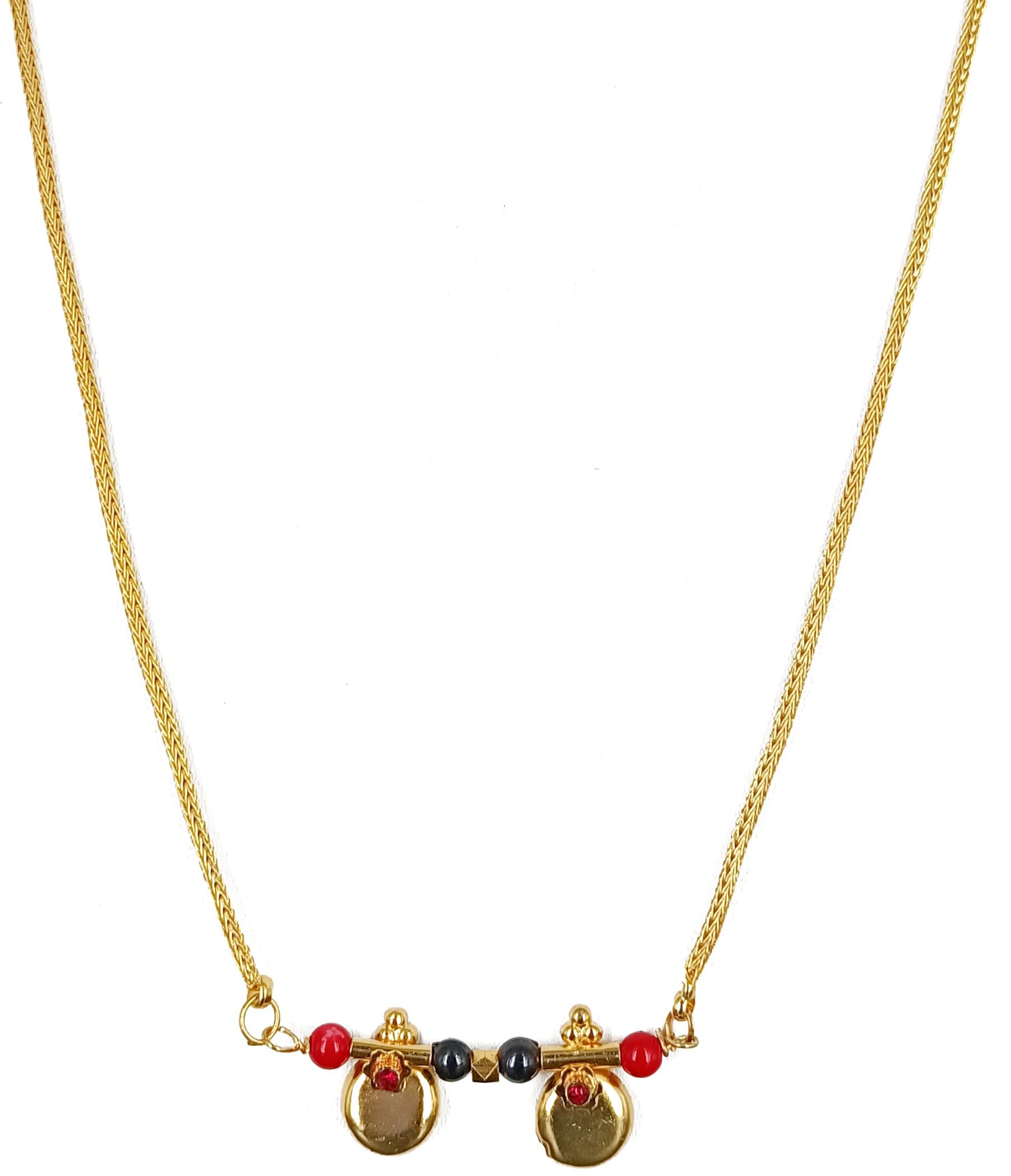 Women gold plated Stylish Mangalsutra chain (ms-thali vati FOXY_100574)-image-22