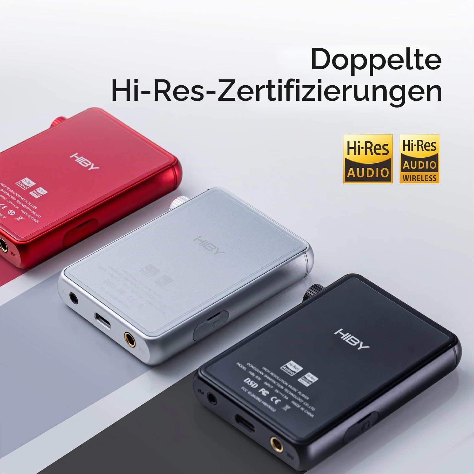 HiBy R3 II 2025 Hi-Res Audio-Player – Dual-DAC-Chips, MQA-Dekodierung, Qobuz/Tidal-Player mit Bluetooth 5.1, 3,5 mm SE/4,4 mm BAL-Ports, bis zu 2 TB erweiterbarer Speicher