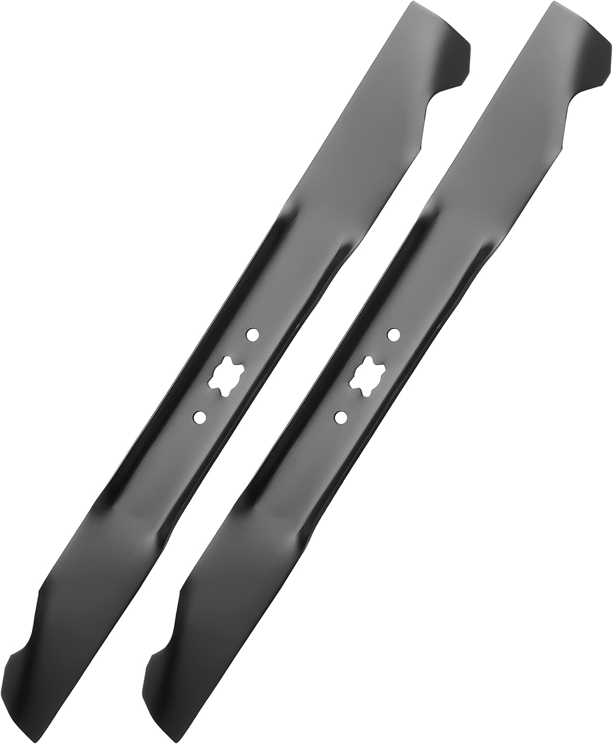 High Lift Blade for 21 inch Deck MTD Cub Cadet Troy-Bilt SC100 SC300 Tuff-Cut 220 742-0641 942-0641 742-04276 CC46ES CC94M CC98H CC98M CC999ES 2 Pack