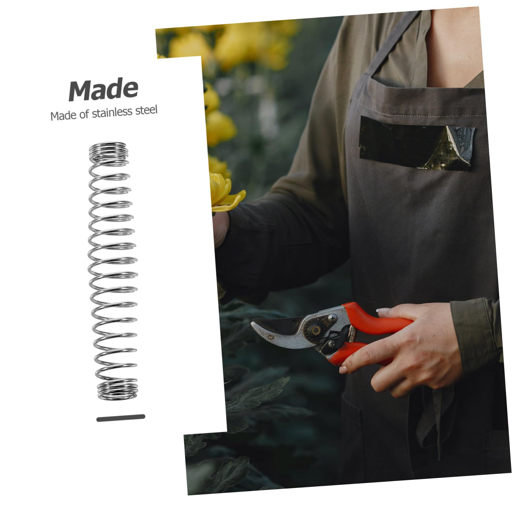 Abaodam 3 Pièces Ressorts De Remplacement En Acier Inoxydable Pour Sécateurs De Jardin Accessoires Pratiques Pour Élagage Et Taille Confortable