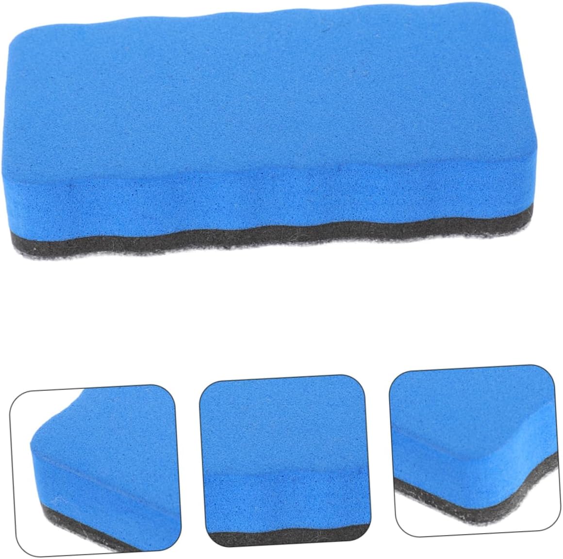 STOBOK 72 Pcs Whiteboard Eraser Reusable Eva Erasers Classroom Accessories Blackboard Eraser White Board Erasers Versatile Chalkboard Eraser Dry Erase Erasers Teacher Gift Dry Erasers, Bluex3pcs