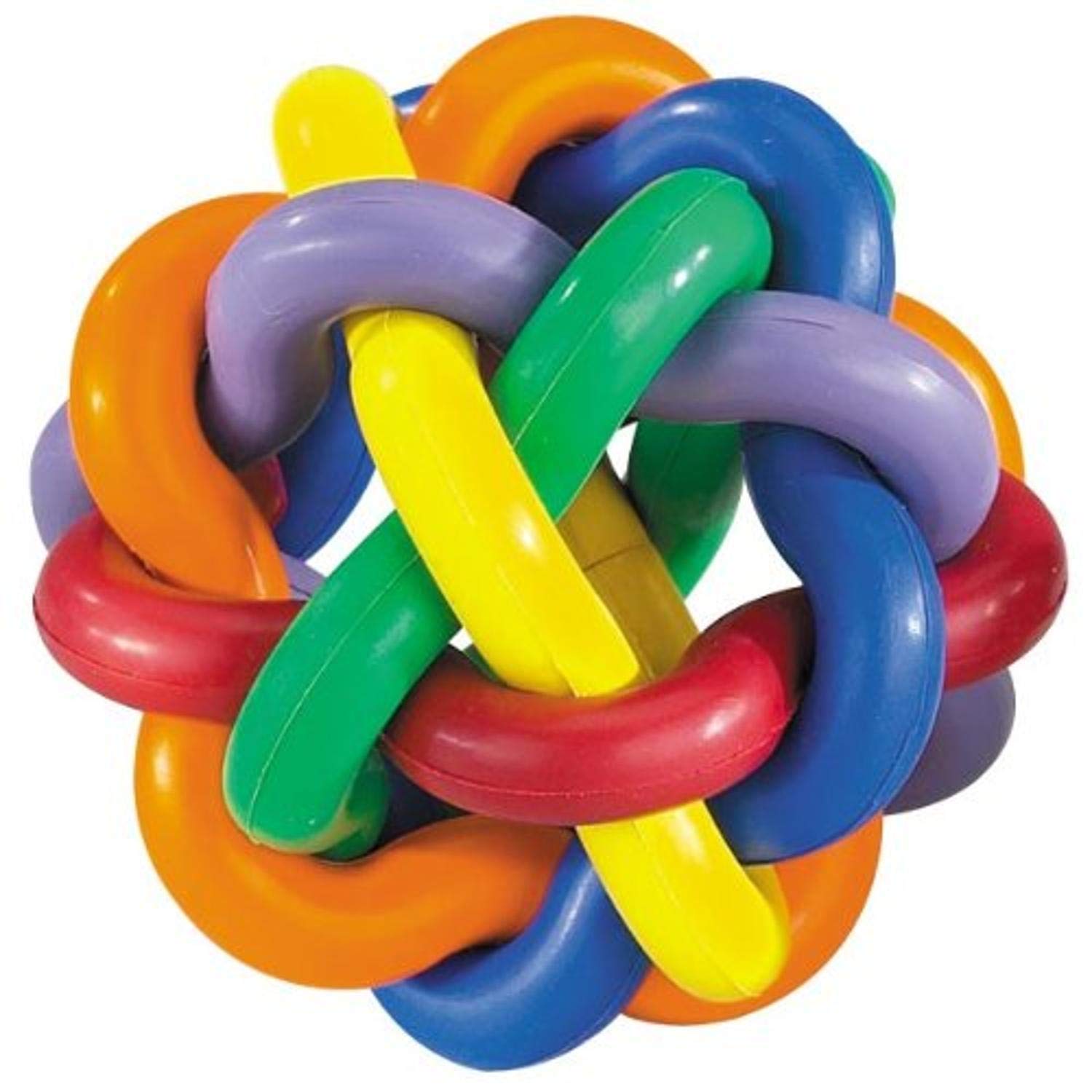 Multi Pet Nobbly Wobbly Dog Rubber Ball-Medium