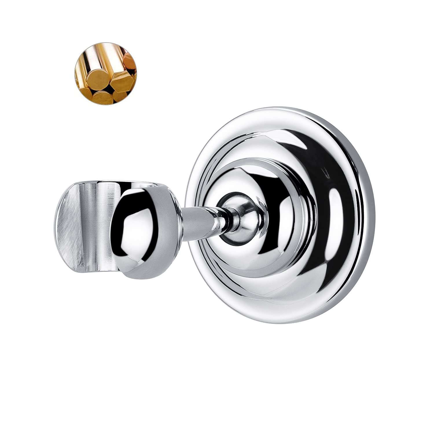JiePai - Soporte para alcachofa de ducha, soporte de pared con tornillos