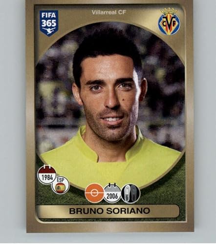 2016-17 Panini FIFA 365 Stickers #95 Bruno Soriano Villarreal Official Soccer Album Sticker in Raw (NM or Better) Condition