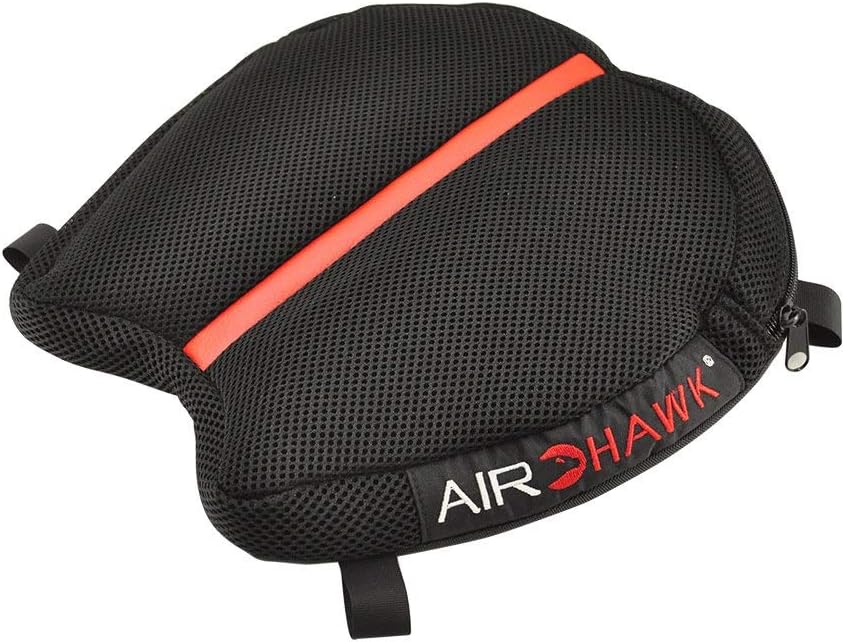 Airhawk Billet Proof Designs R Comfort Seating System Seat Cushion - Cruiser R Small - Inflatable Seat Cushion with Black and Red Cover - Made in The USA, (FA-Cruiser-RSM)