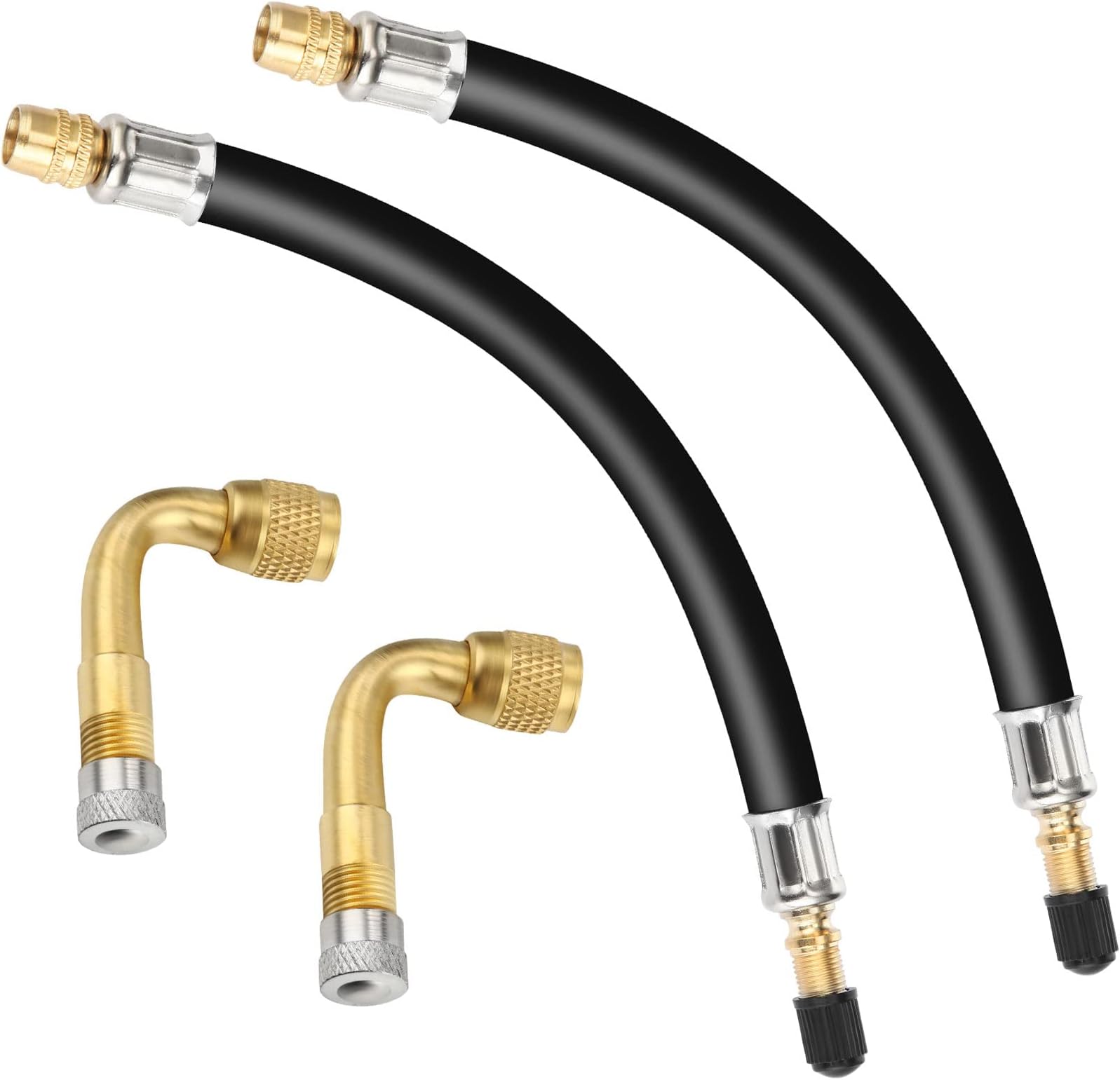 90 Degree Tyre Valve Extension Adaptor for Car Motorcycle