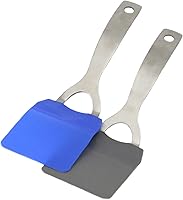 Vista 3 de Chef Craft Select Nylon Jumbo - Espátula flexible, 14.5 pulgadas, azul/gris