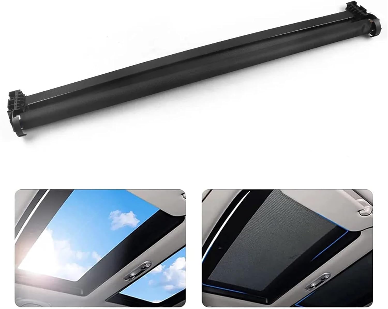 Car Panoramic Electric Sunroof Curtain Skylight Sunshade 54107391798 Compatible with BMW X1 F48 F49 2' F45 F46 16-18 54107391796 54107391797 (Color : Gray)