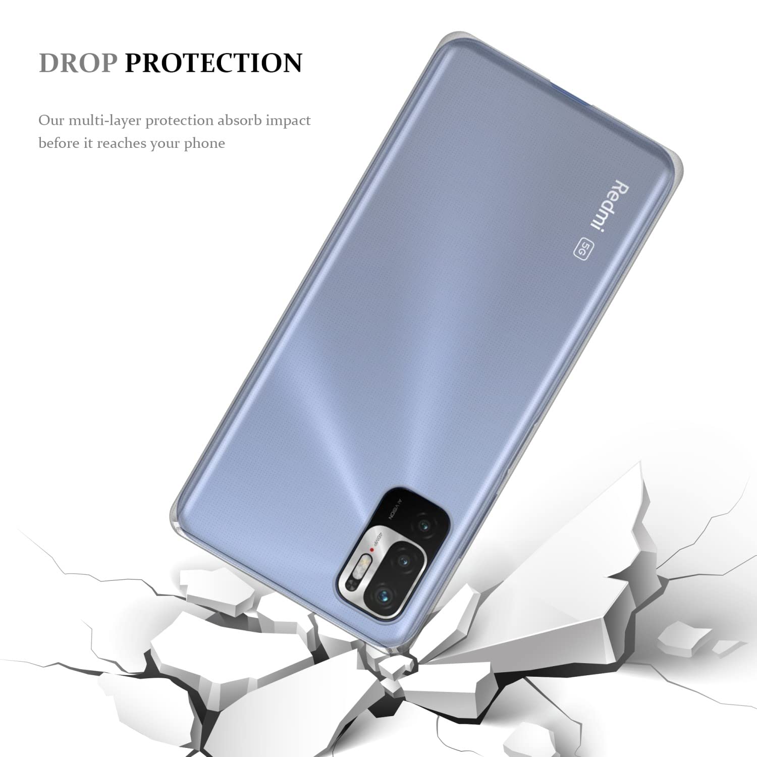 Cadorabo Custodia per Xiaomi RedMi Note 5A in ROSA TRANSPARENTE - Morbida Cover Protettiva Sottile di Silicone TPU con Bordo Protezione - Ultra Slim Case Antiurto Gel Back Bumper Guscio