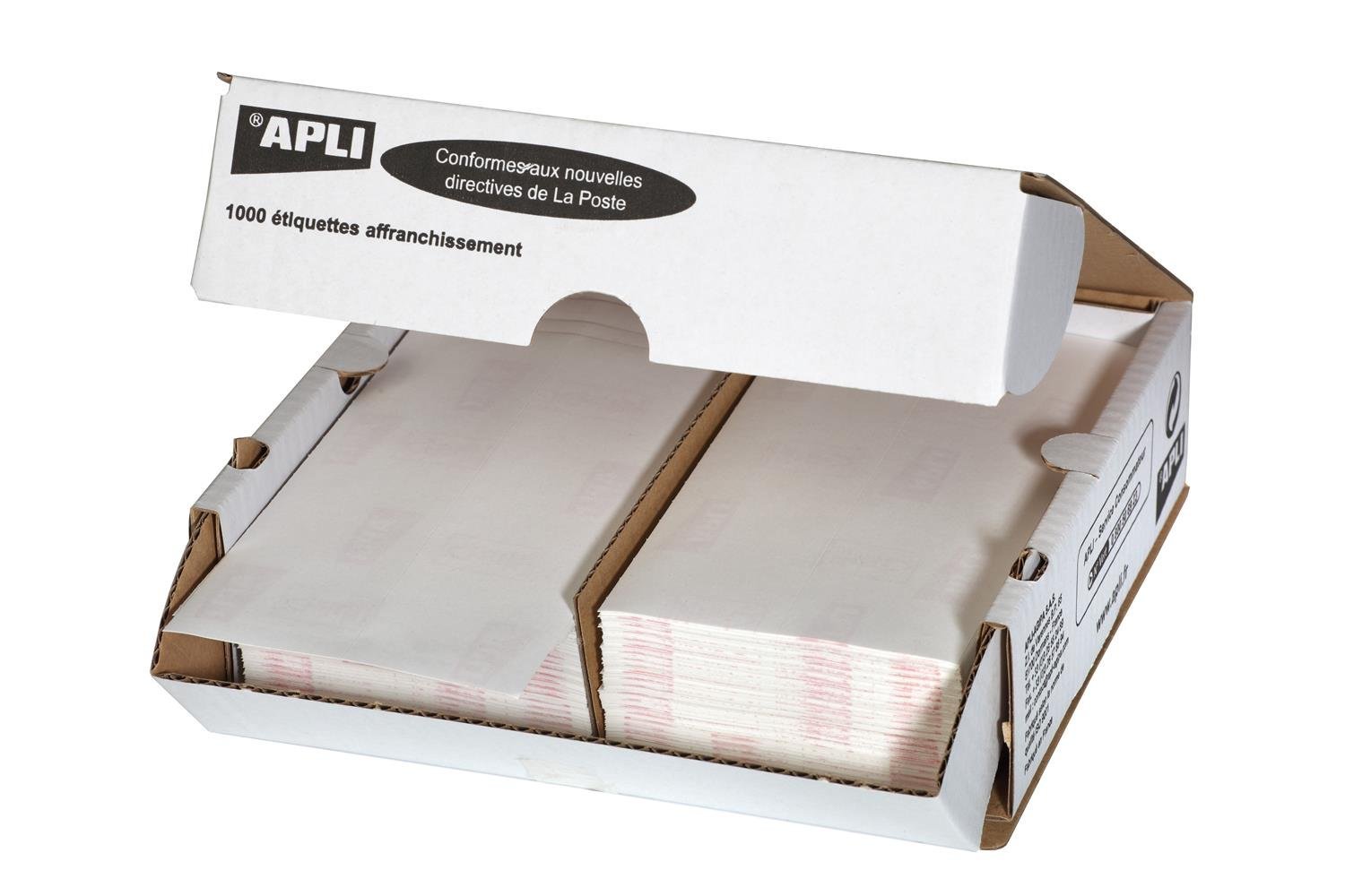 agipa 14019 Frankier-Etiketten, 175 x 45 mm, weiß, doppelt
