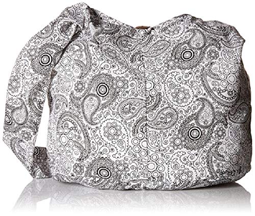 Image of BTP! Thai Cotton Hippie Hobo Sling Crossbody Bag eco Friendly Shopping bag Paisley Print Large