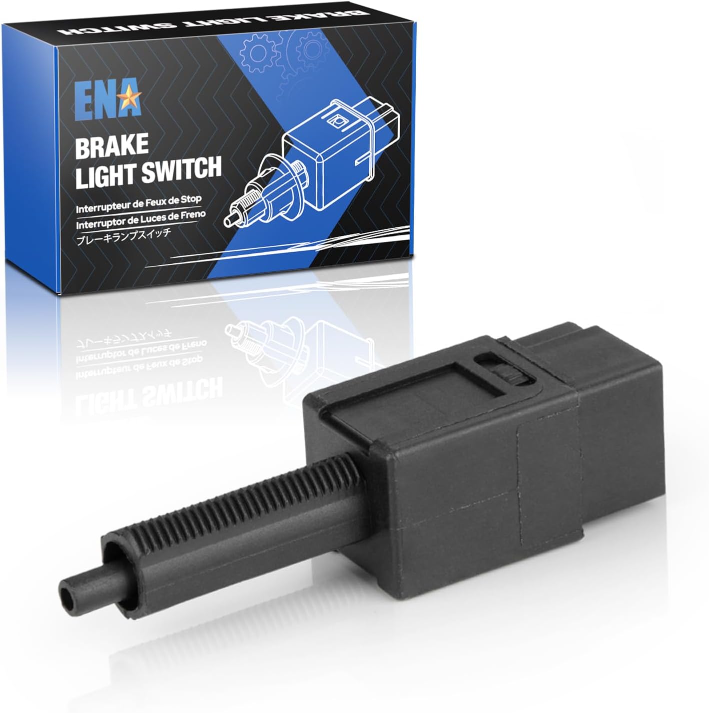 ENA Brake Light Switch Compatible with Nissan Infiniti Almera Altima Armada Cube Frontier M45 Q45 1.4L 1.6L 1.8L 2.0L 2.4L 2.5L 3.0L 3.5L 4.0L 4.5L 5.6L l4 V6 V8 1999-2019 Replaces SLS244 w/ 2 Pins