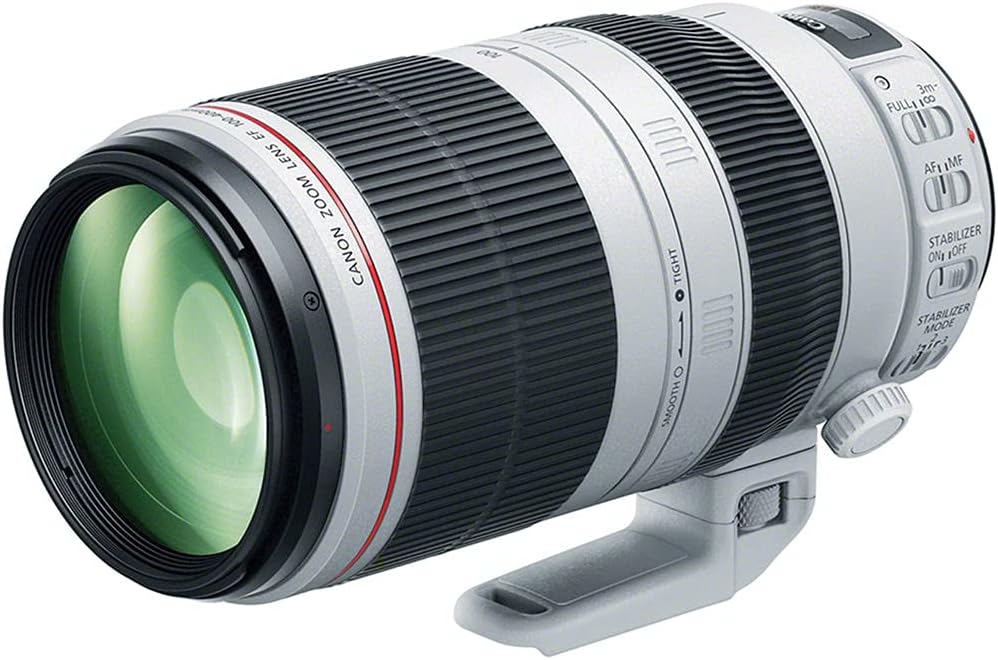 Canon EF 100-400mm f/4.5-5.6L is II USM Lens (9524B002) + Filter Kit + Backpack + 64GB Card + Card Reader + Flex Tripod + Memory Wallet + Cap Keeper + Cleaning Kit + Hand Strap + More