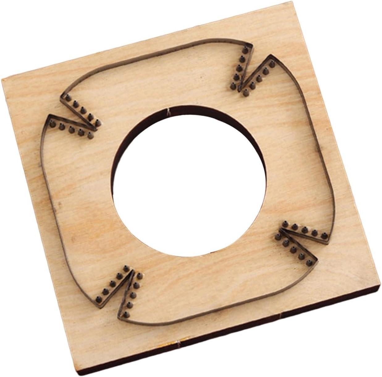 Yiju Leather Cutting Die Metal Leather Plate Catchall Tray Mold DIY Making Punch Template
