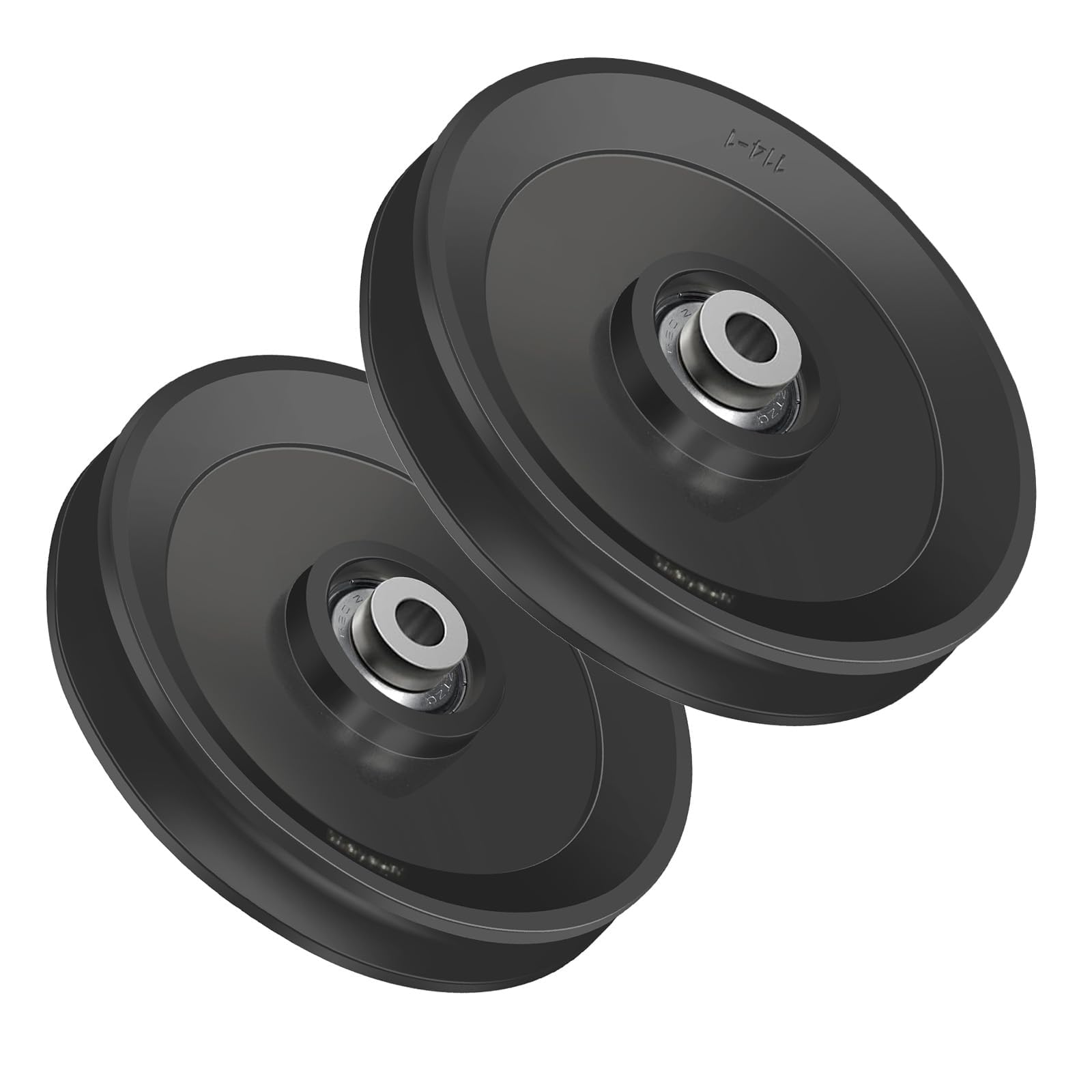 Rueda de polea de rodamiento de nailon, sistema de polea de gimnasio, poleas de ejercicio para puerta de hombros, material de nailon, sistema de polea de cable, fácil de instalar y silencioso