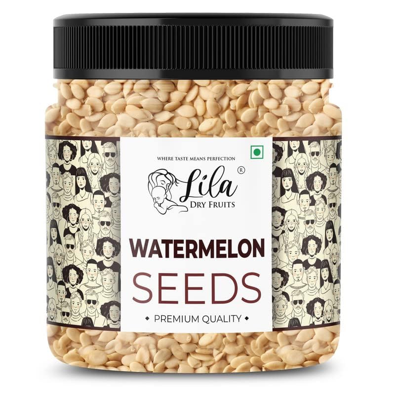 LILA DRY FRUITS Premium Raw Organic WaterMelon Seeds (500grams) Jar Pack | Magaj or Tarbuj(Tarbooj) | Rich in Proteins & Minerals | Diet Seeds Pack | Low Calorie & Diet Snack (B0CTKGCR9Y) Amazon Price History, Amazon Price Tracker