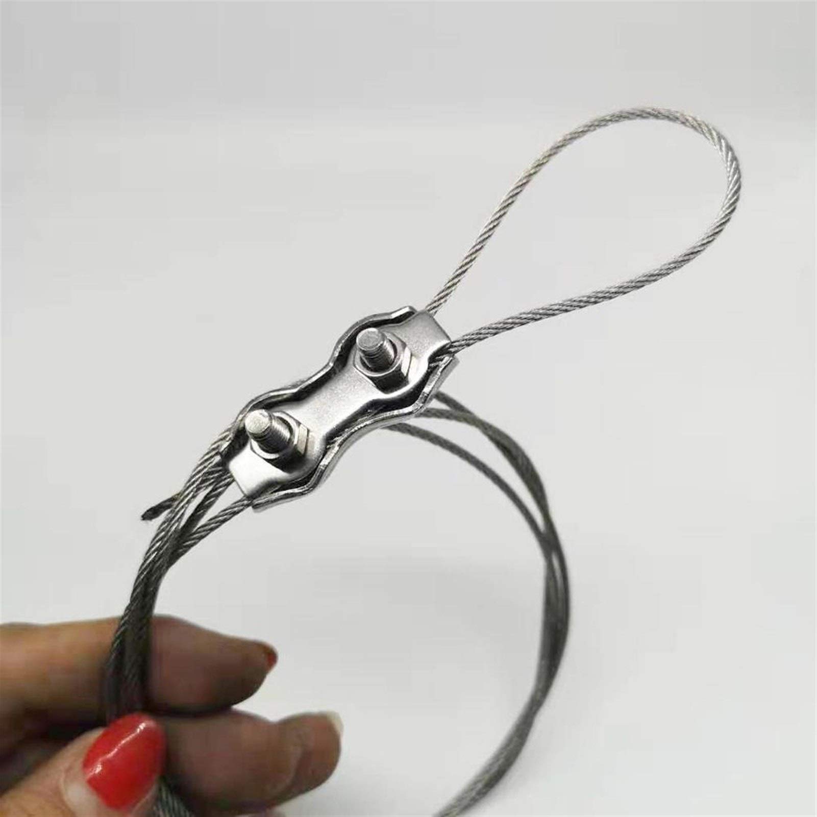 Fune Acciaio 50M / 100M 1,8 Millimetri Diametro 304 Stainless Steel Wire Rope più Morbida Pesca Sollevamento Cavo 7X7 Struttura 1,8 m Diametro (Size : 1.8mm 100M)