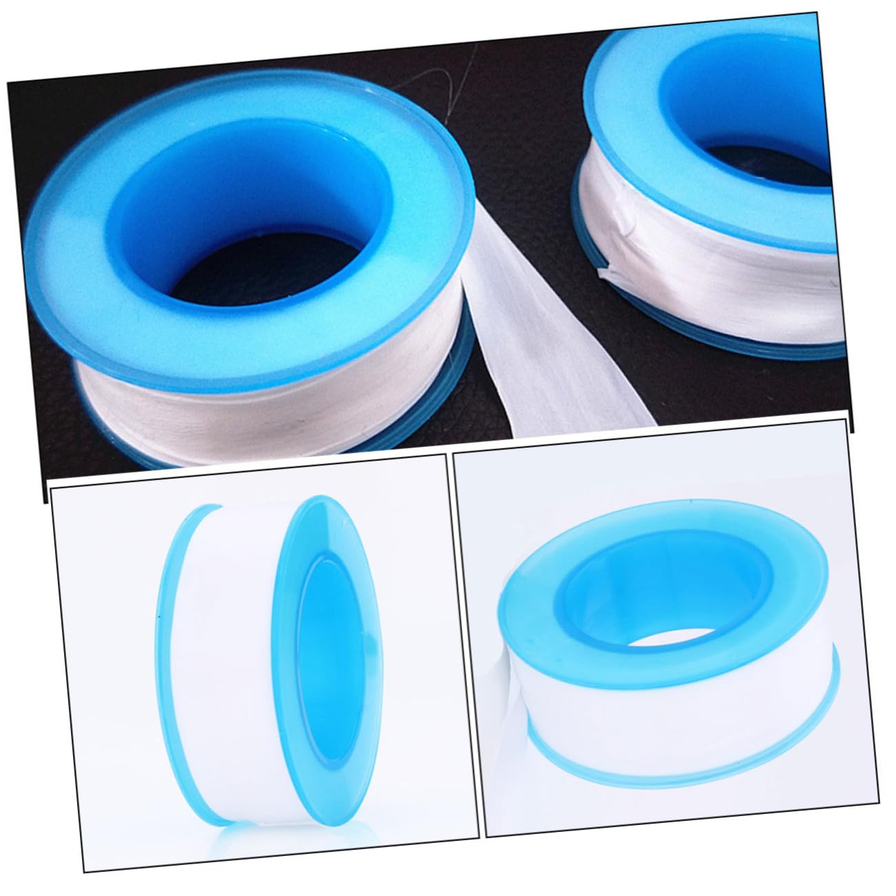 10Rolls PTFE Tape for Plumbing Water Leak Sealant Tape Heavy Duty Duct Tape for Pipe Repair Thread Seal Tape for Garden Hose and Plumbing Needs