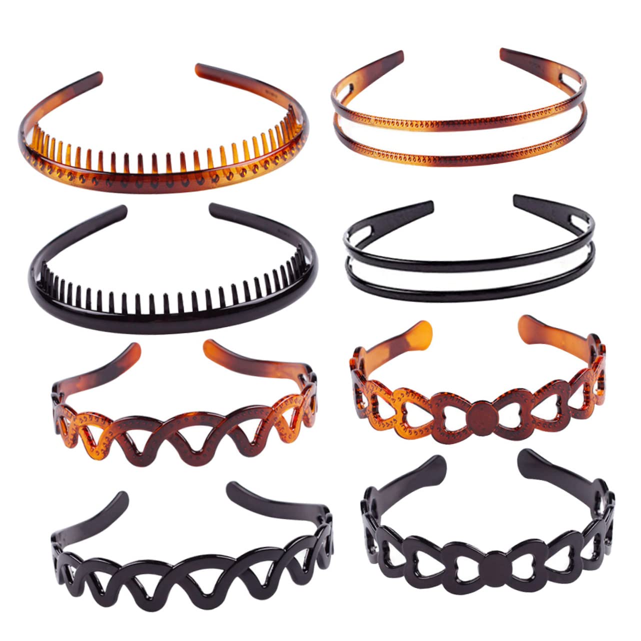 FRCOLOR Pz cerchio per a forma di onda scrunchies hair band calcio sottogola fasce per donne atletiche accessori cerchio per alla moda per antiscivolo