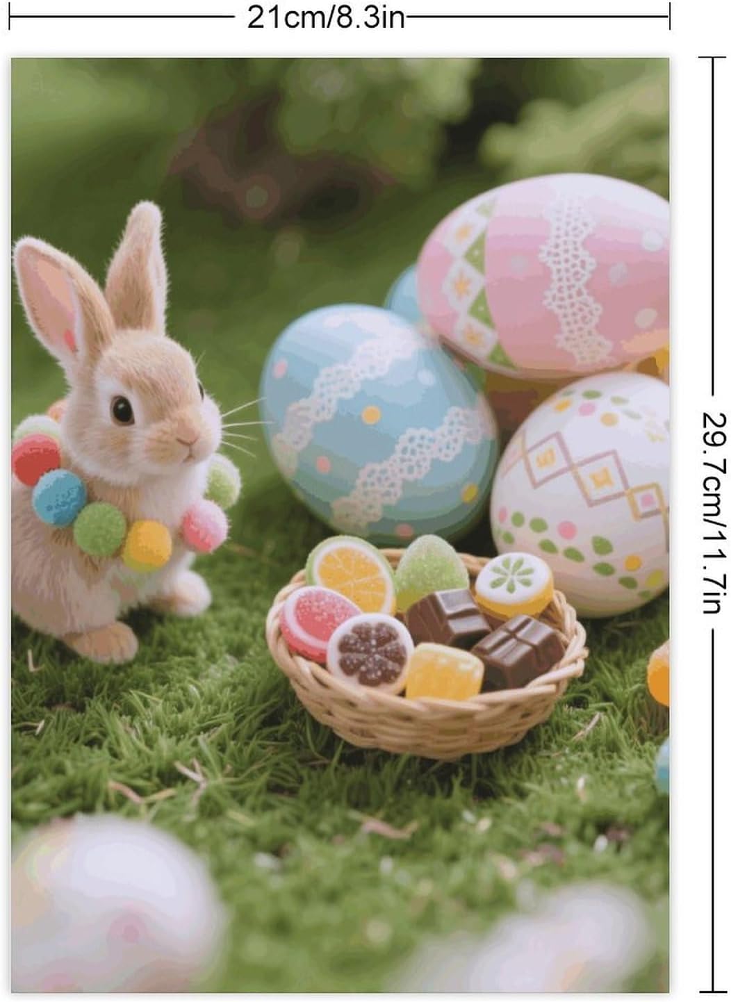 Cute Stickers Waterproof Funny Easter Egg Bunny Stickers for Water Bottles Laptop Decor