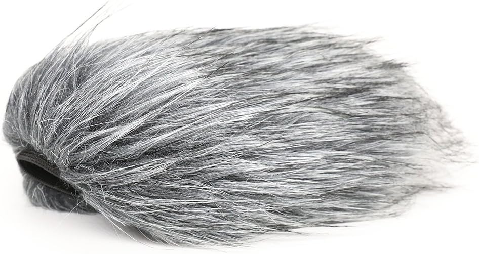 Shotgun Microphone Windscreen Muff, Fur Windshield Cover for Rode Videomic Pro R On-Camera Shotgun Microphones